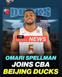 开云棋牌-大外援来了！前勇士内线斯佩尔曼自宣加盟北京首钢：🦆